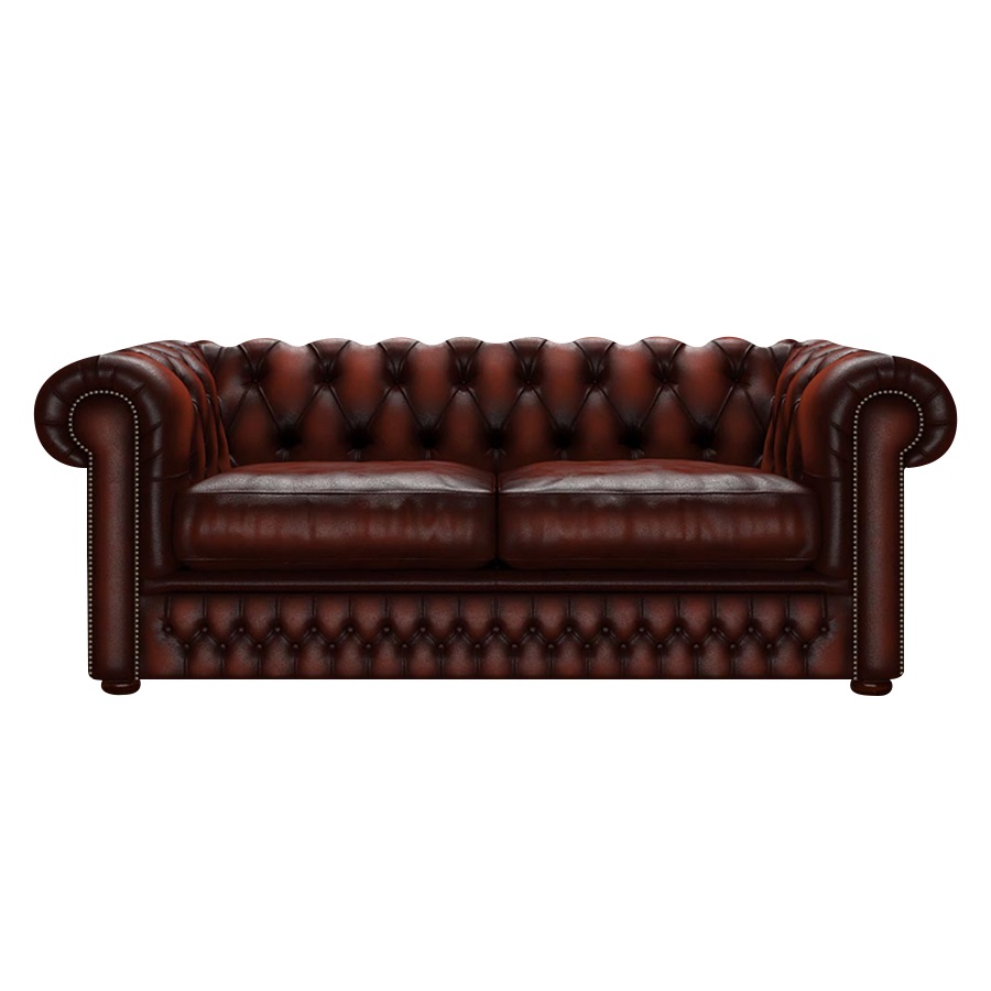 SHACKLETON CHESTERFIELD 3-SITS ANTIQUE CHESTNUT i gruppen  hos HolyHome (Shack3A-Chestnut)