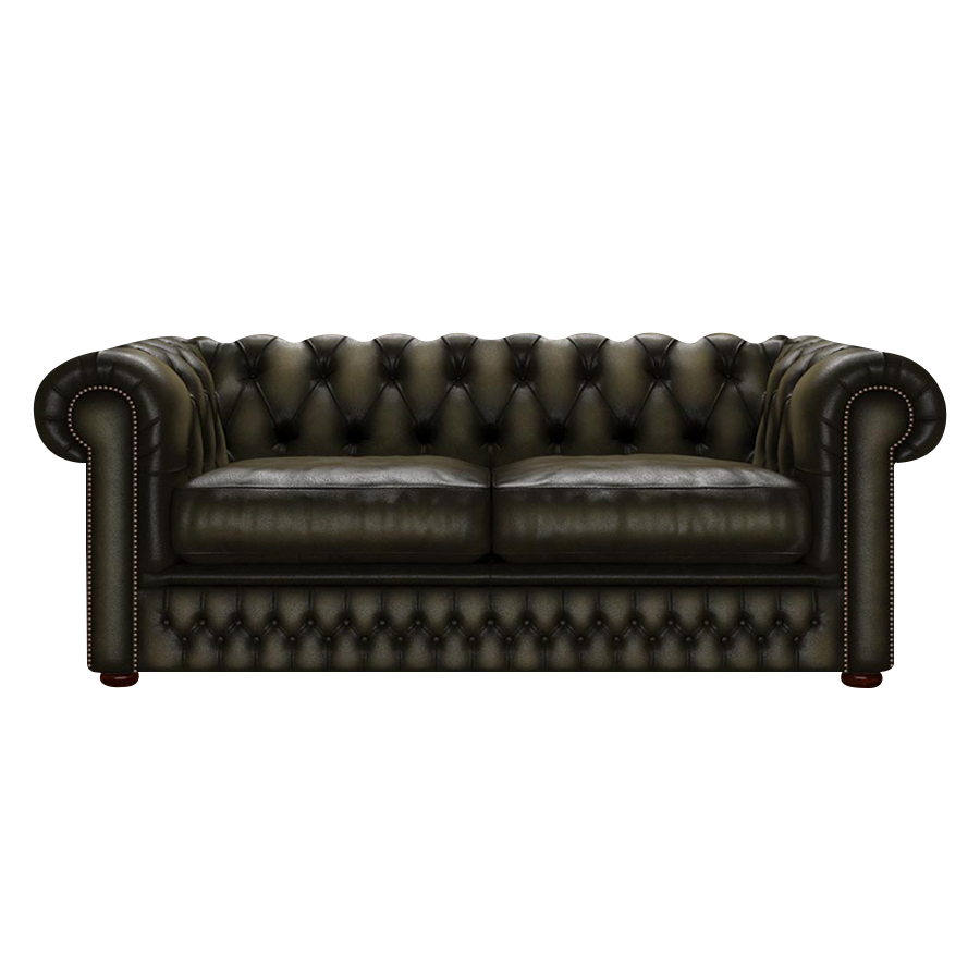 SHACKLETON CHESTERFIELD 3-SITS ANTIQUE OLIVE i gruppen  hos HolyHome (Shack3A-Olive)