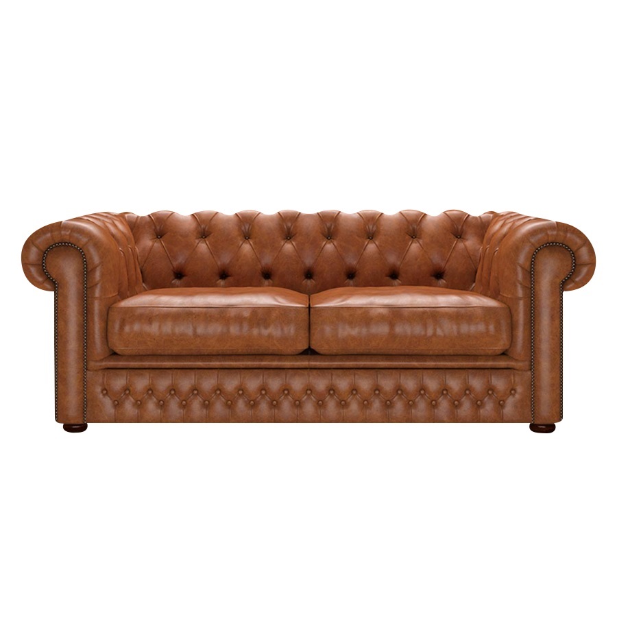 SHACKLETON CHESTERFIELD 3-SITS OLD ENGLISH SADDLE i gruppen  hos HolyHome (Shack3OE-Saddle)