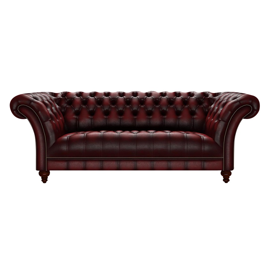 MONTGOMERY CHESTERFIELD ANTIQUE RED