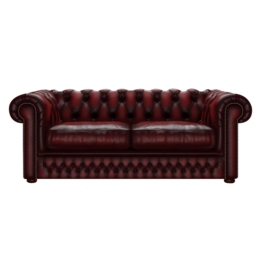 Shackleton Chesterfield 3-sits Antique Red