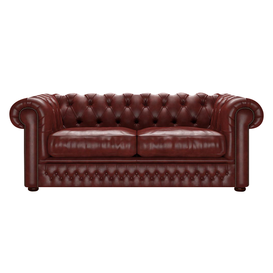 Shackleton Chesterfield 3-sits Old English Chestnut