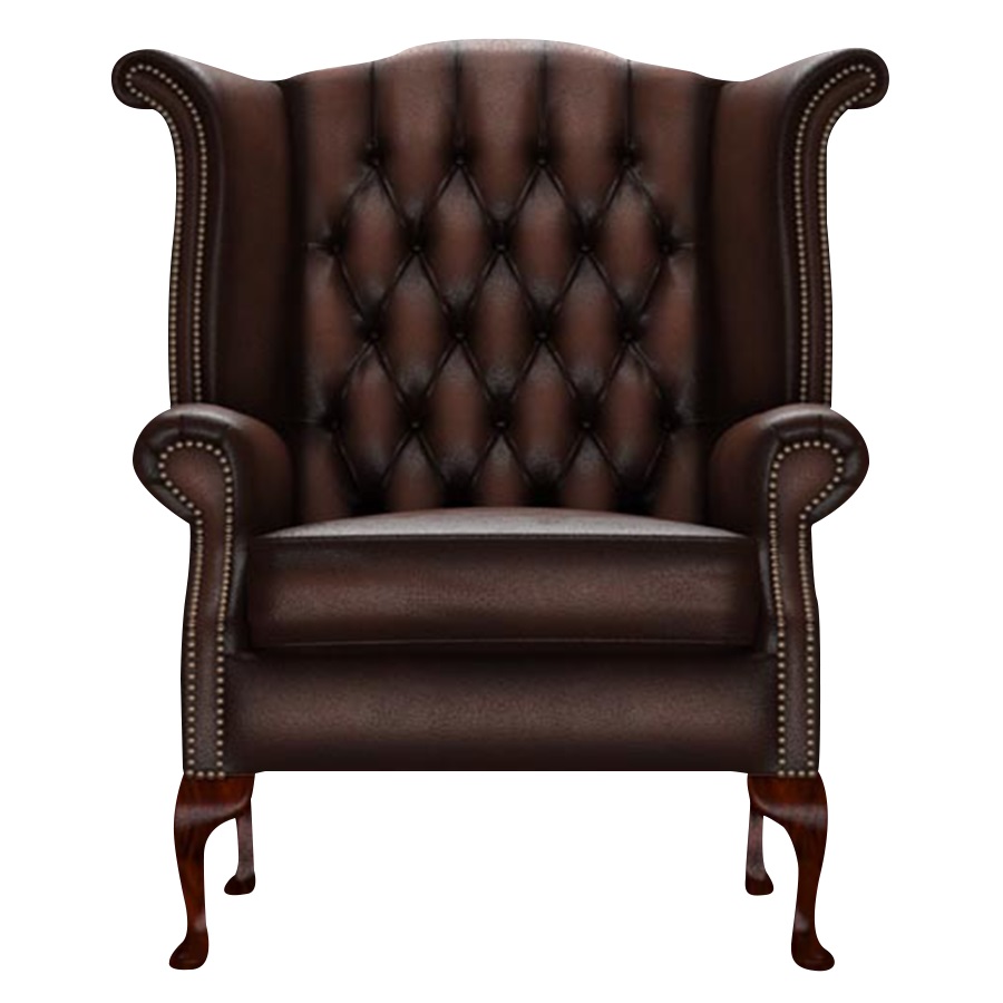 BYRON WINGCHAIR ANTIQUE BROWN