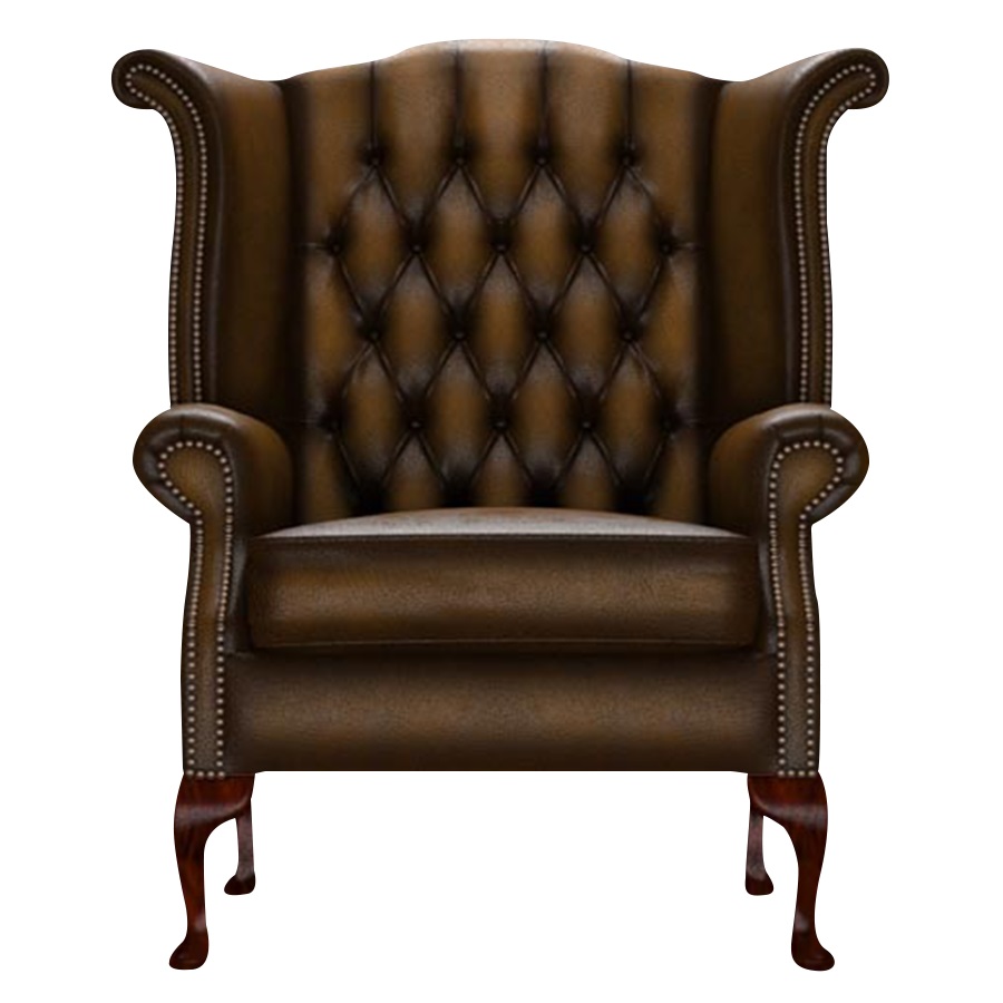 BYRON WINGCHAIR ANTIQUE GOLD