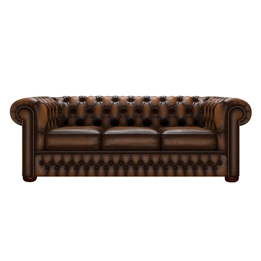 CHESTERFIELD CLASSIC 3-SITS ANTIQUE AUTUMN TAN