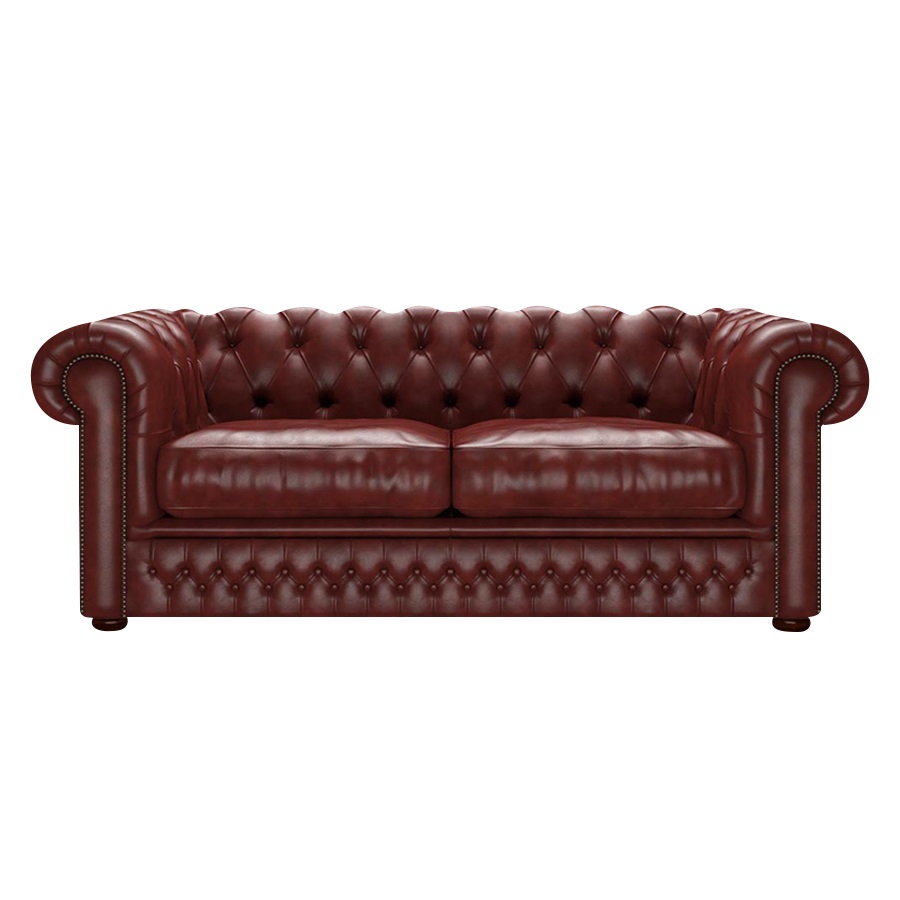SHACKLETON CHESTERFIELD 3-SITS OLD ENGLISH CHESTNUT