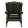 WINGCHAIR GLADSTONE ANTIQUE GREEN WINGCHAIR GLADSTONE ANTIQUE GREEN