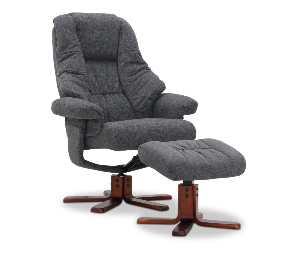 Comfy snurrfåtölj i tyg