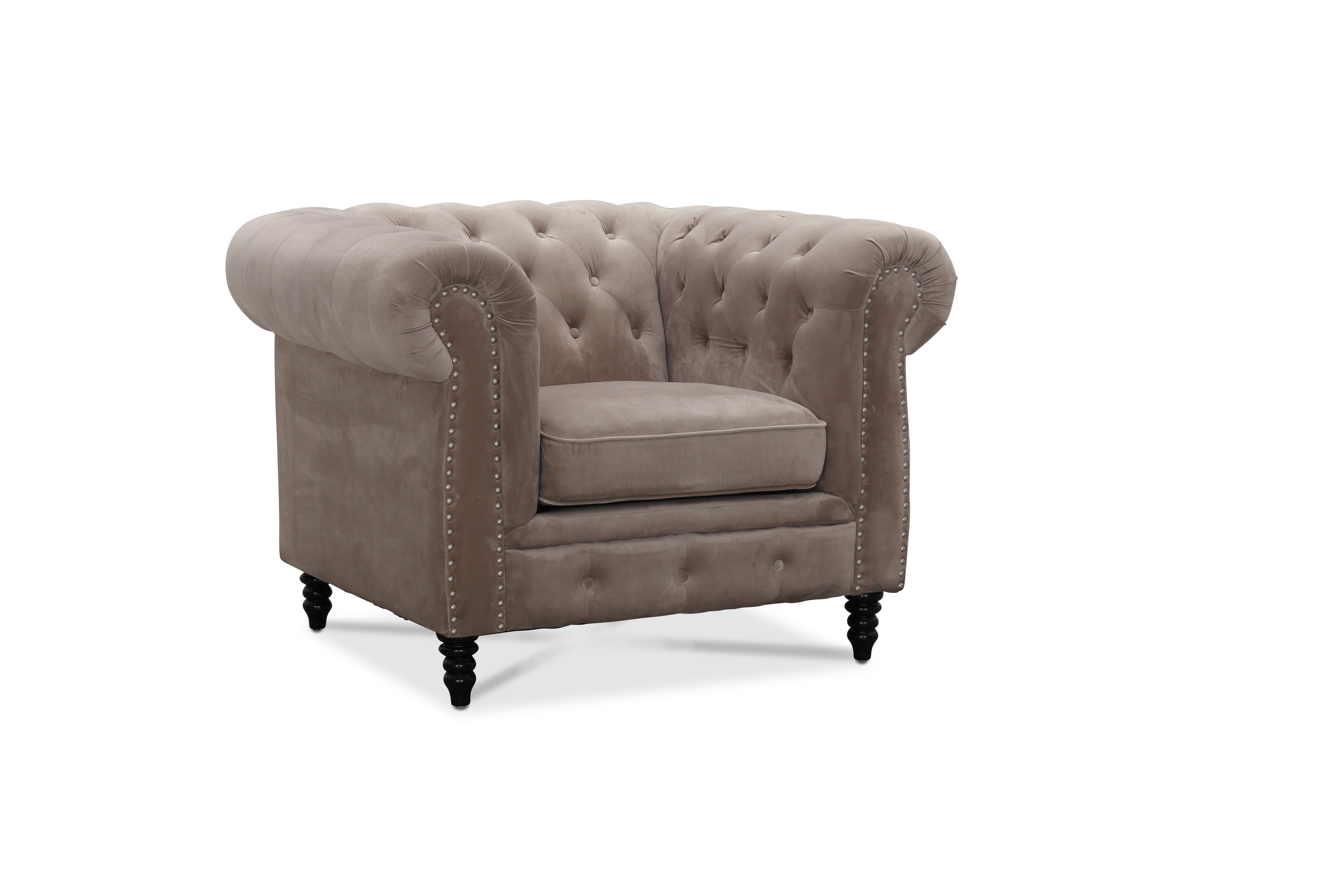 Cambridge fåtölj ljusgrå