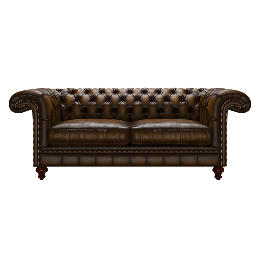 ALLINGHAM CHESTERFIELD 3-SITS ANTIQUE GOLD
