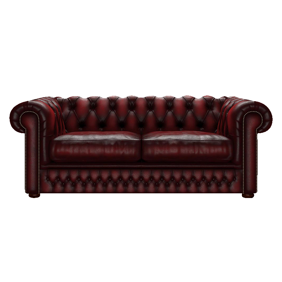 Shackleton Chesterfield 3-sits Antique Red