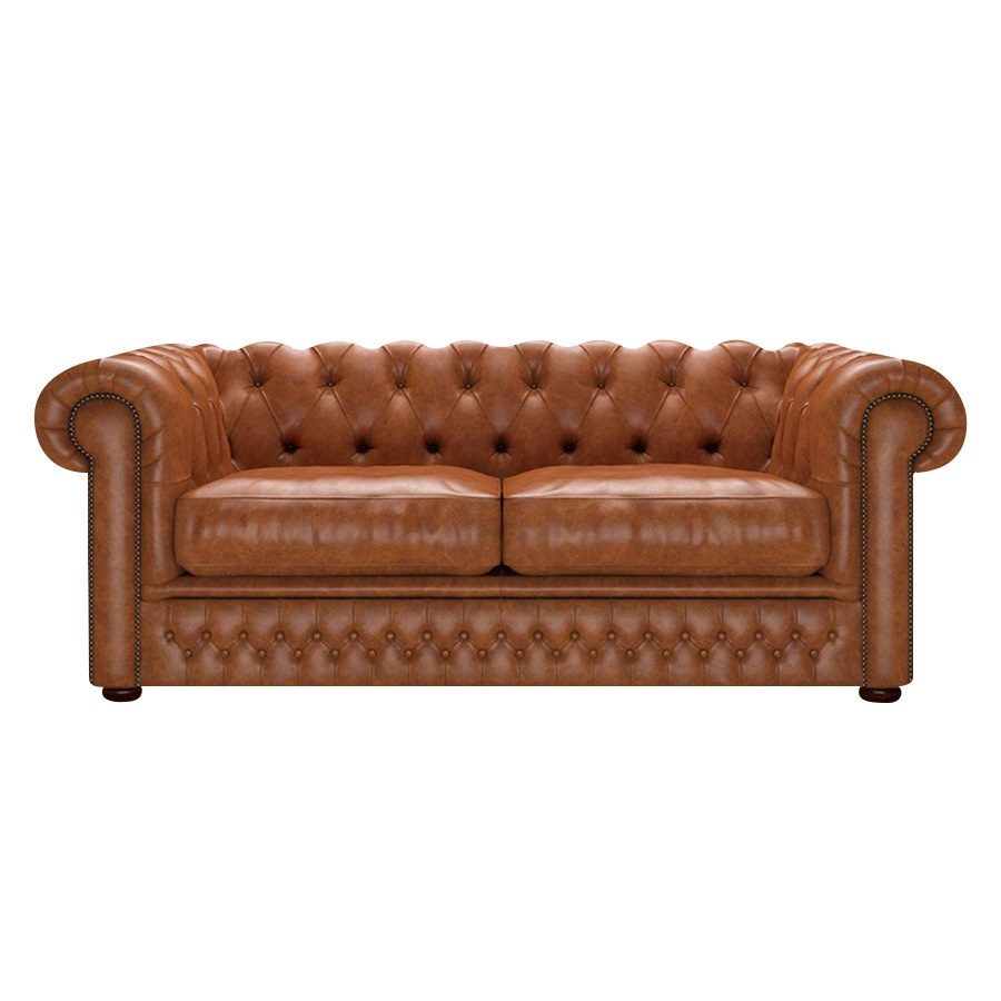 Shackleton Chesterfield 3-sits Old English Saddle