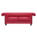 ALLINGHAM CHESTERFIELD 3-SITS SHELLY FLAME RED