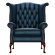 BYRON WINGCHAIR ANTIQUE BLUE BYRON WINGCHAIR ANTIQUE BLUE