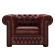 CHESTERFIELD CLASSIC FÅTÖLJ ETNA RED CHESTERFIELD CLASSIC FÅTÖLJ ETNA RED