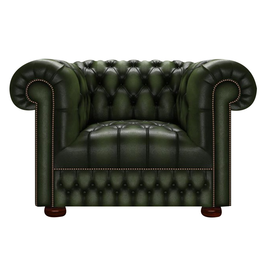 CROMWELL CHESTERFIELD FÅTÖLJ ANTIQUE GREEN