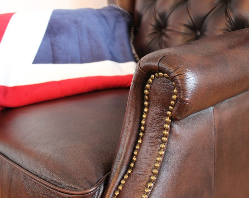 Inverness wingchair brun