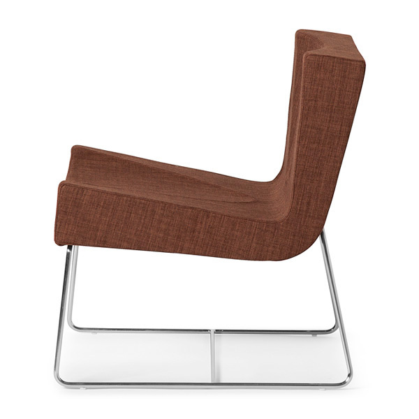 Luxemburg fåtölj brun