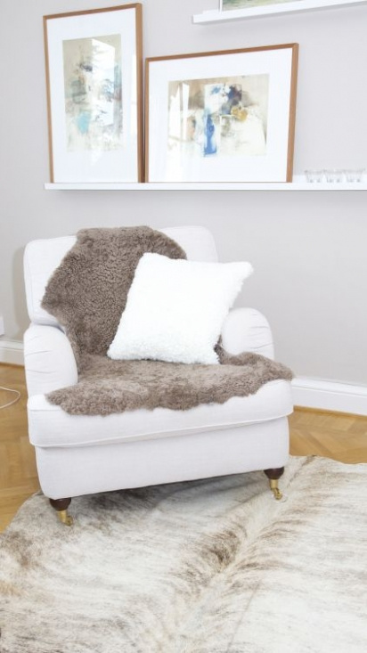 Fårskinn 1,5 set beige