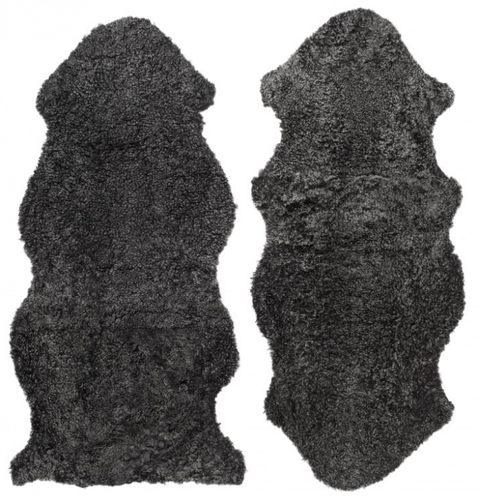 Fårskinn 1,5 mörkgrå