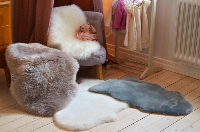 Babycare fårskinn Light grey