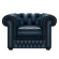 SHACKLETON CHESTERFIELD FÅTÖLJ ANTIQUE BLUE SHACKLETON CHESTERFIELD FÅTÖLJ ANTIQUE BLUE