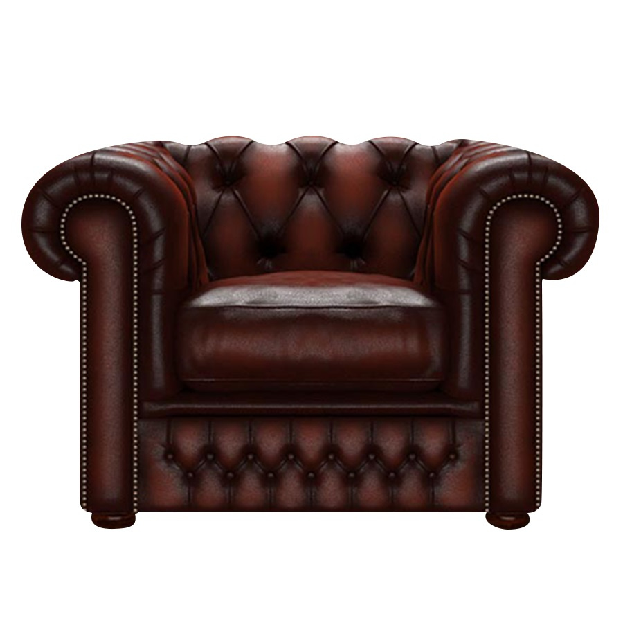 SHACKLETON CHESTERFIELD FÅTÖLJ ANTIQUE CHESTNUT