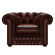 SHACKLETON CHESTERFIELD FÅTÖLJ ANTIQUE CHESTNUT SHACKLETON CHESTERFIELD FÅTÖLJ ANTIQUE CHESTNUT
