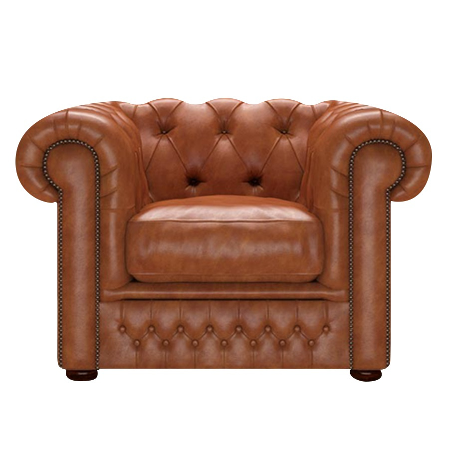 SHACKLETON CHESTERFIELD FÅTÖLJ OLD ENGLISH BRUCIATO