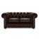 SHACKLETON CHESTERFIELD 2-SITS ANTIQUE BROWN
