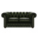 SHACKLETON CHESTERFIELD 2-SITS ANTIQUE GREEN