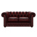 SHACKLETON CHESTERFIELD 2-SITS ANTIQUE RED