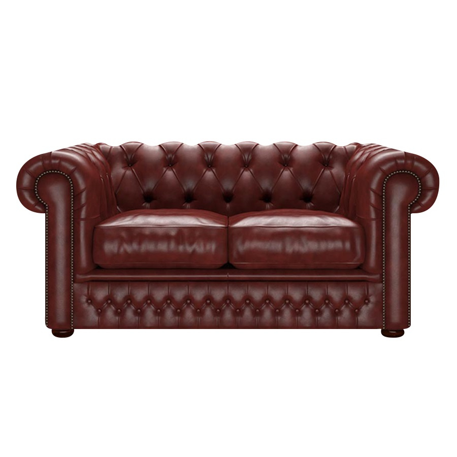 SHACKLETON CHESTERFIELD 2-SITS OLD ENGLISH CHESTNUT