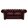 SHAKESPEARE CHESTERFIELD 2-SITS ANTIQUE RED SHAKESPEARE CHESTERFIELD 2-SITS ANTIQUE RED